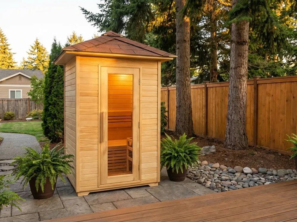 CenturaHeat 2 Person Steam House outdoor cabin, electric
