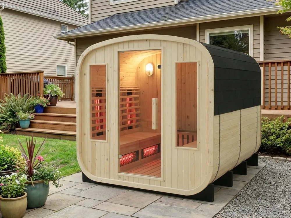 CenturaHeat 4–6 Person Cube Hybrid outdoor hybrid cabin