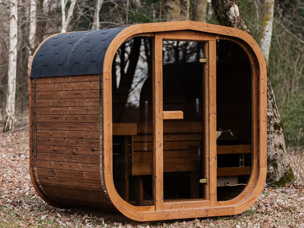 EdenHut Heston outdoor cabin, electric
