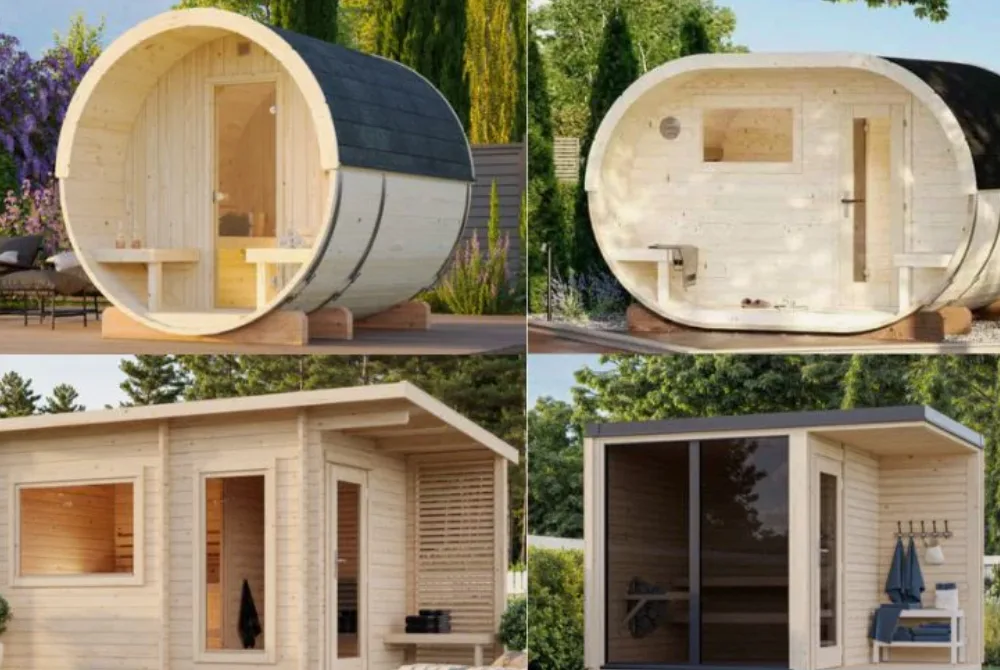 Palmako EIR Compact compact garden sauna, electric